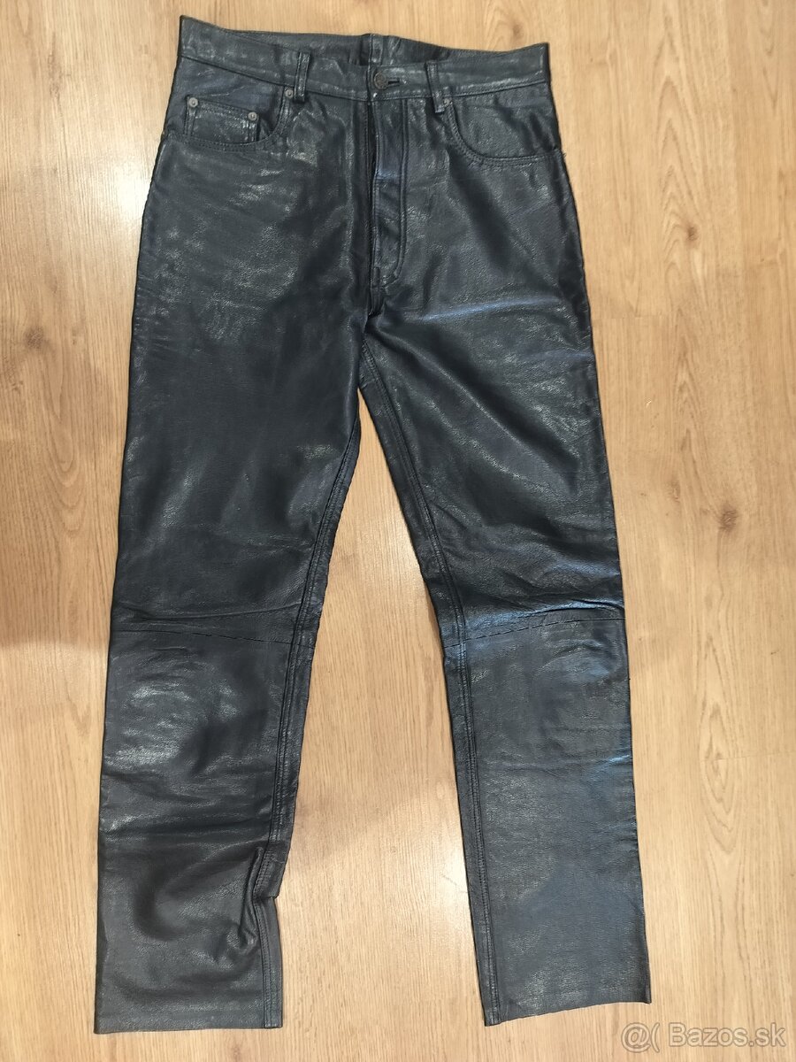 Dámske kožené nohavice na motorku