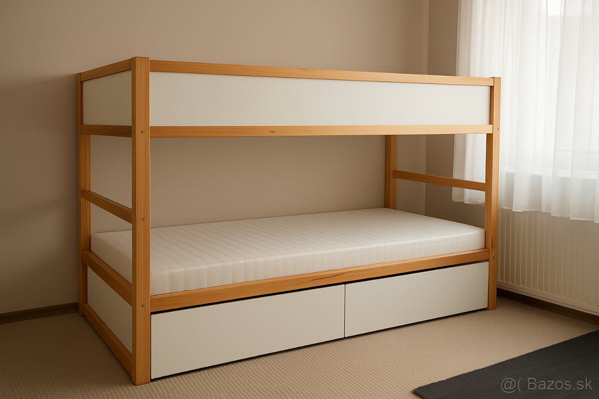 Poschodová posteľ Ikea, možnosť dopravy priamo k Vám