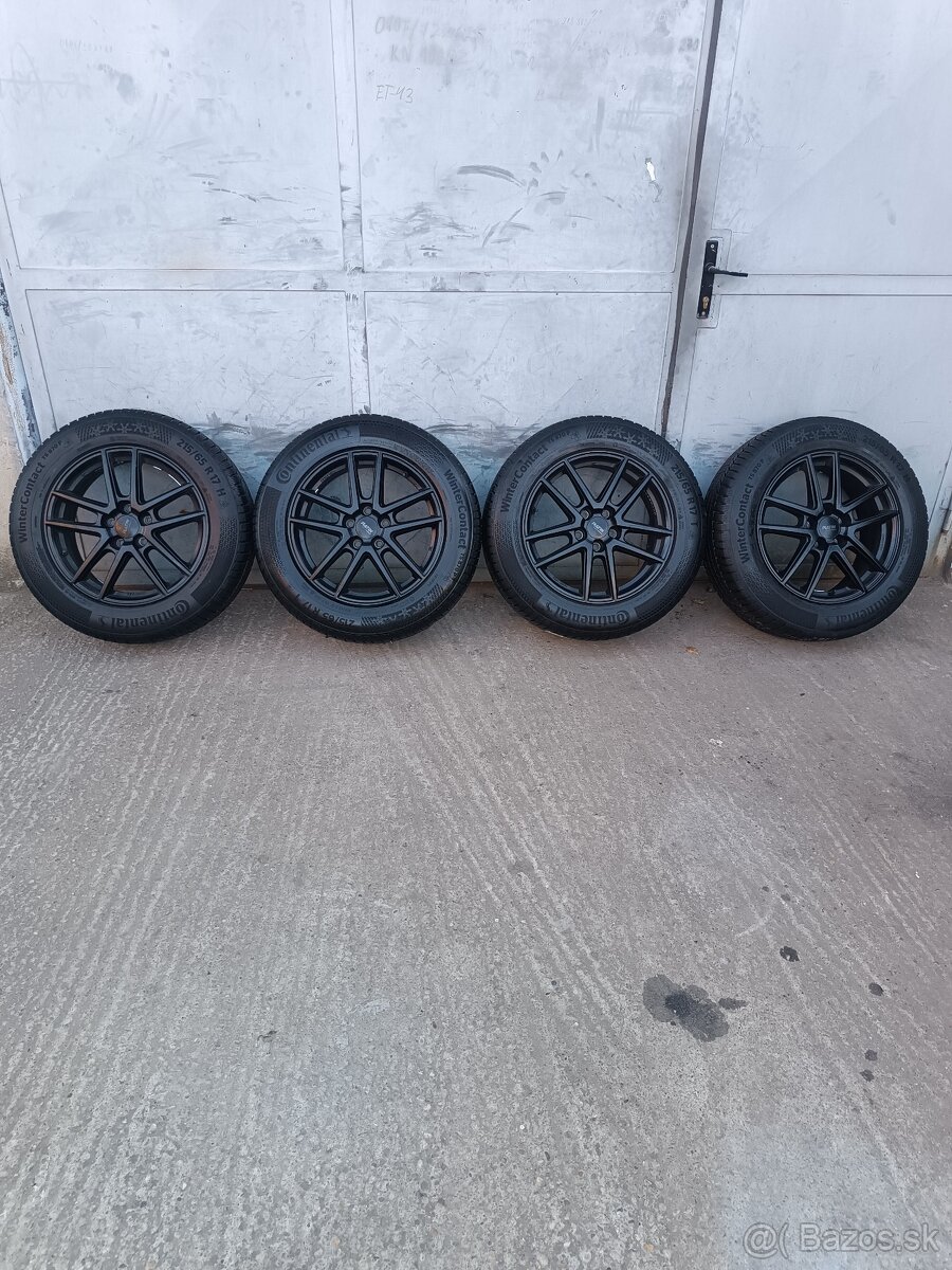 Predám Alu kola 5x112 r17 Platín na škoda,w,seat,Audi
