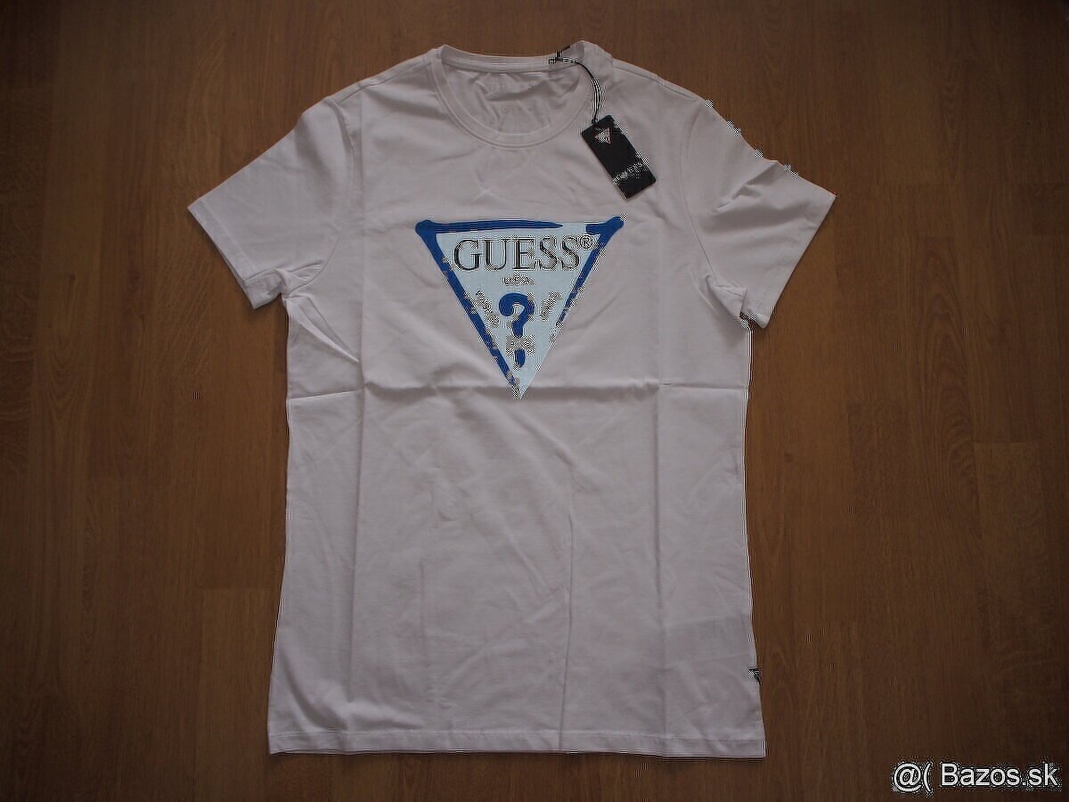 Guess pánske tričko biele