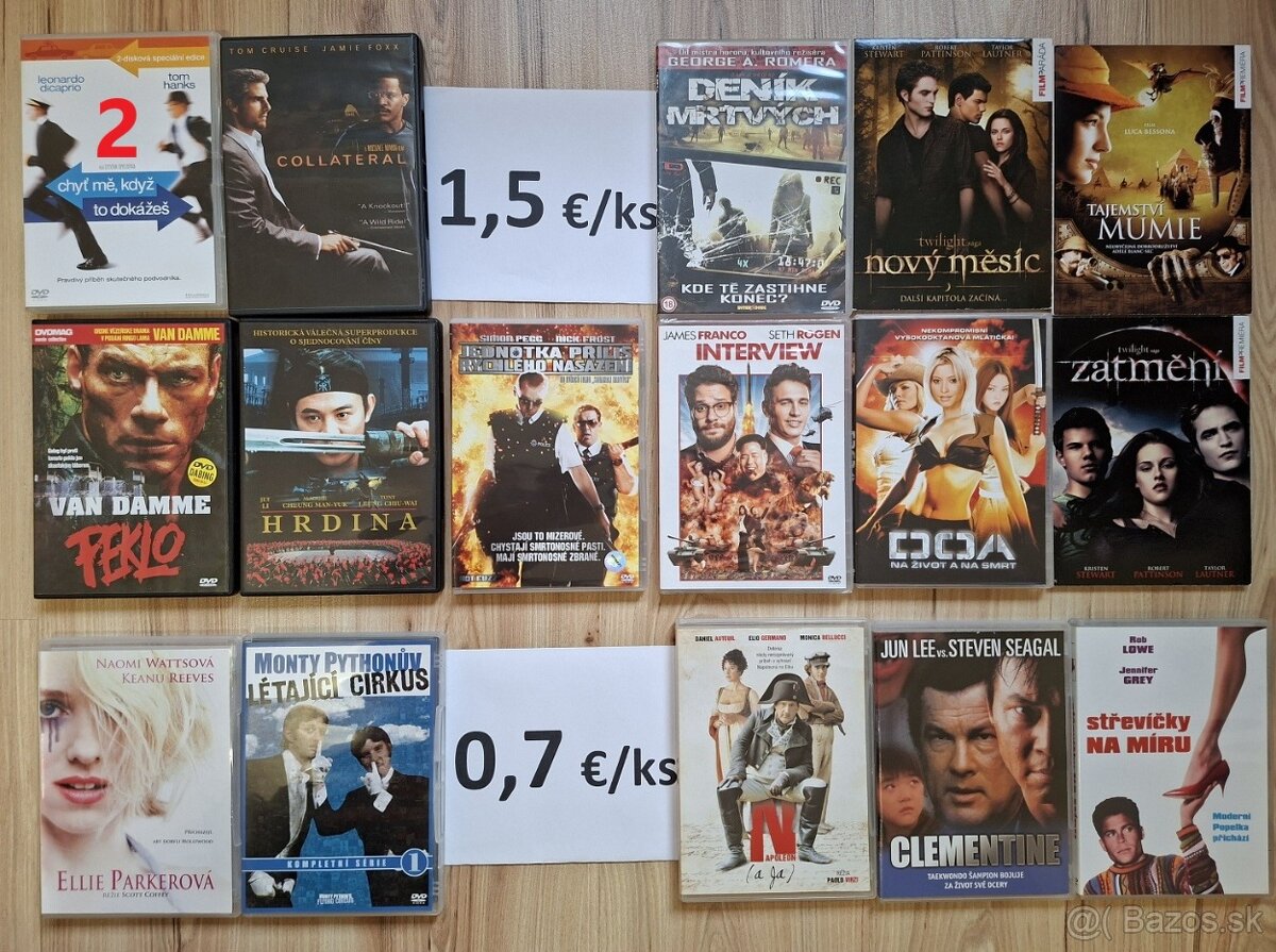 DVD filmy na predaj