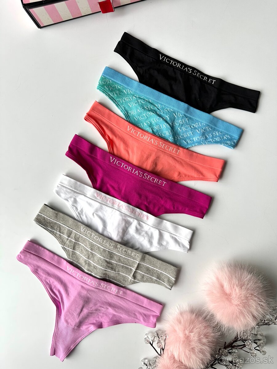 Victoria’s Secret Pink tanga nohavičky S