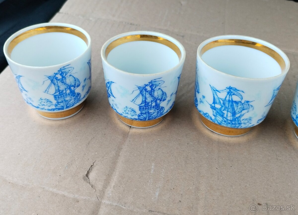 Sada šálok czechoslovakia 6 ks