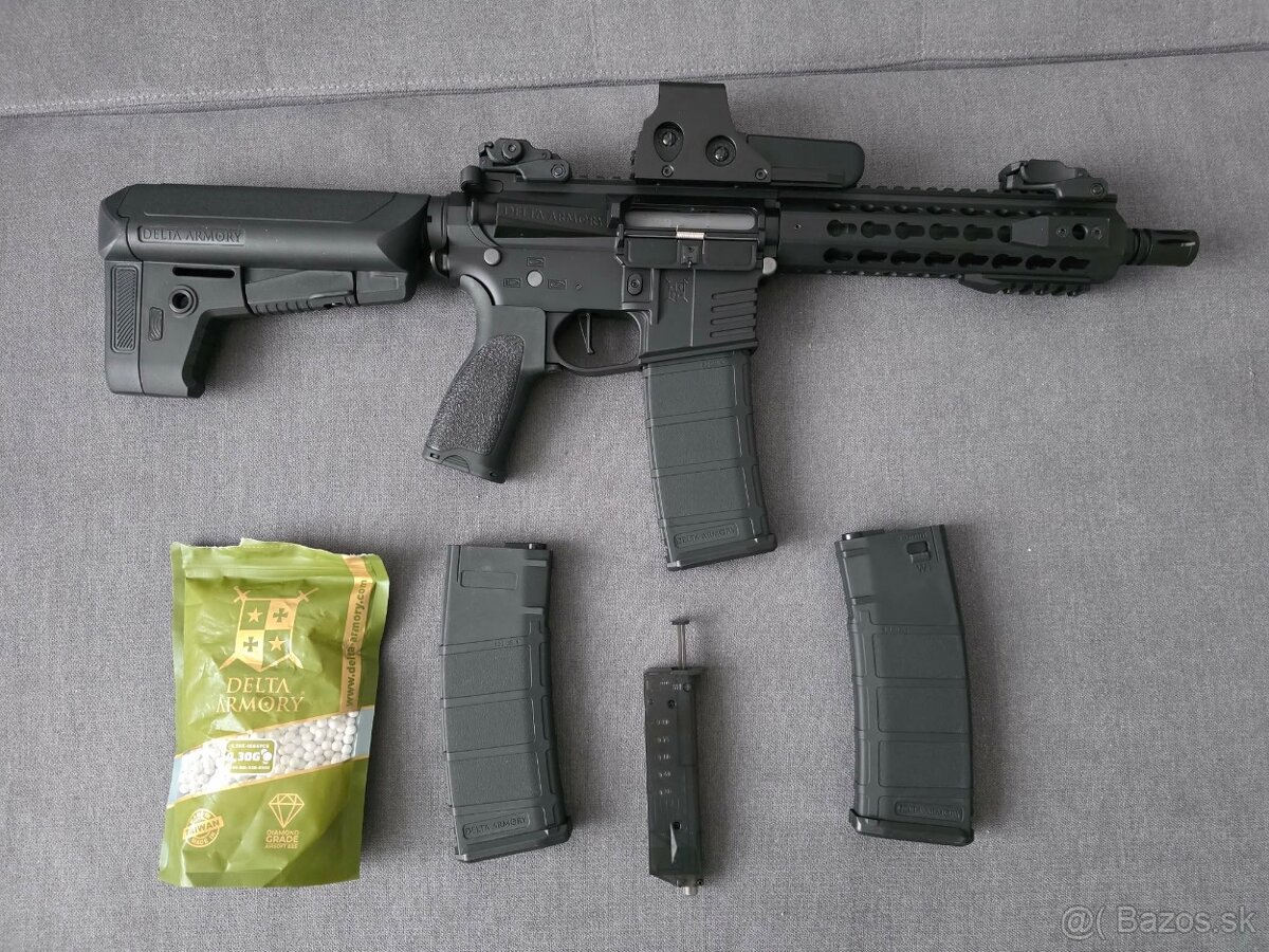 Predám airsoftovu zbraň Delta Armory M4 AR15 KeyMod 8 ALPHA - Stropkov ...