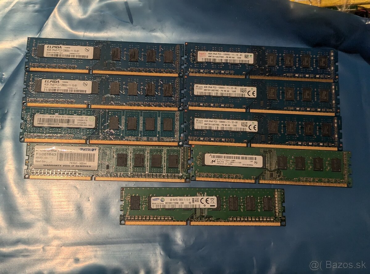 dimm DDR3 4gb 1600mhz