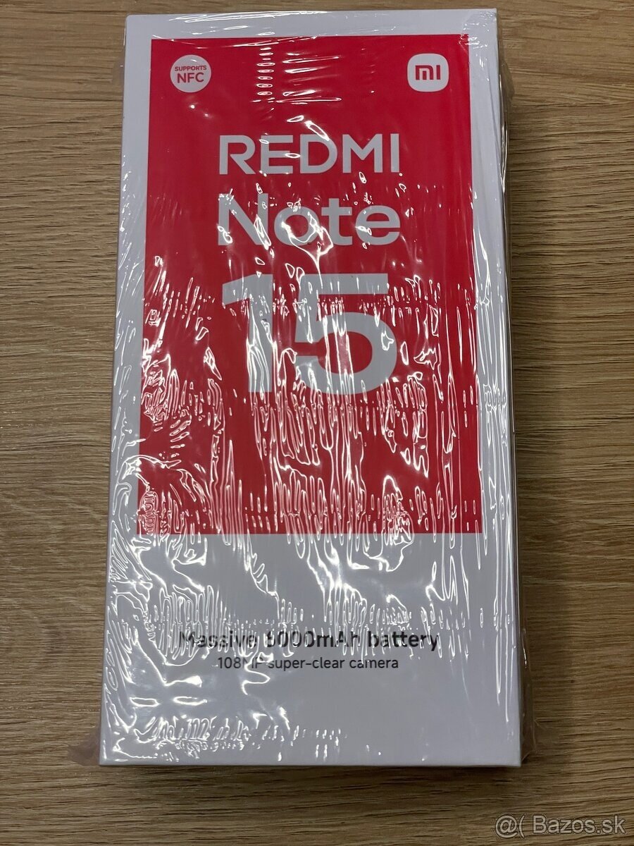 Predám úplne nový zabalený Xiaomi Redmi Note 15