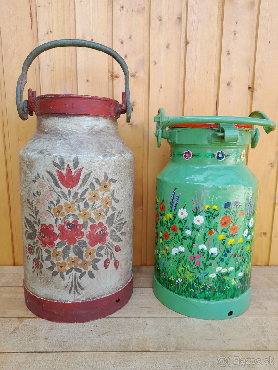 Maľovaná konva