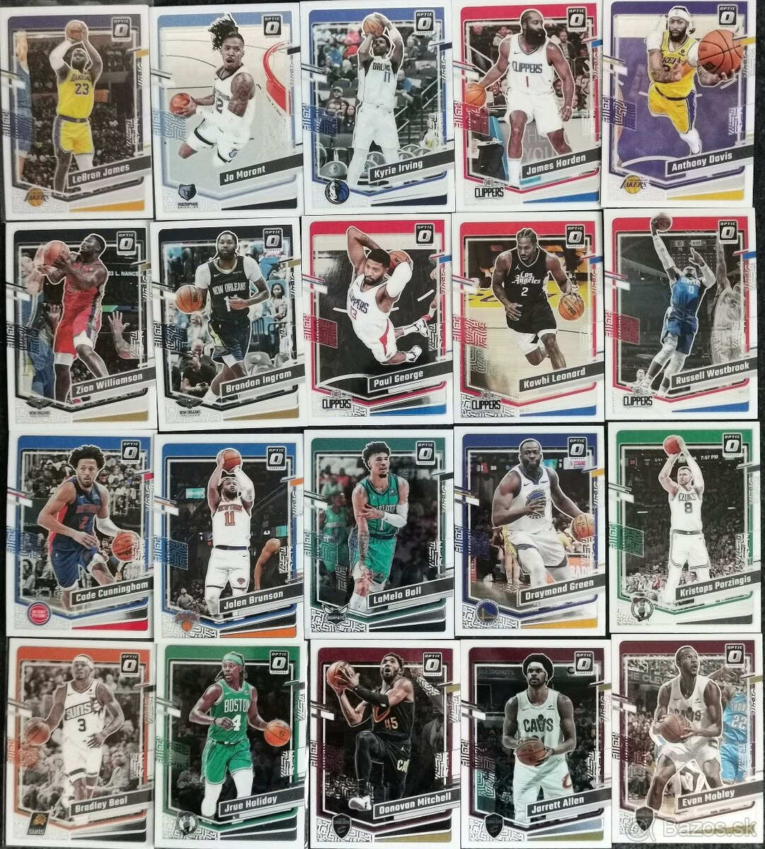 Kartičky NBA - Donruss Optic 23-24 (100 ks)