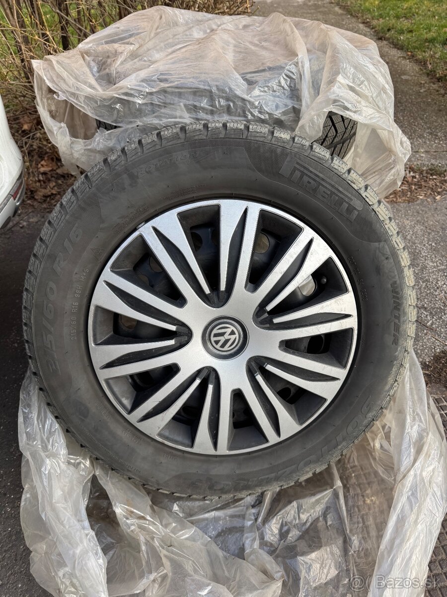 Plechenne disky + zimné pneumatiky Pirelli