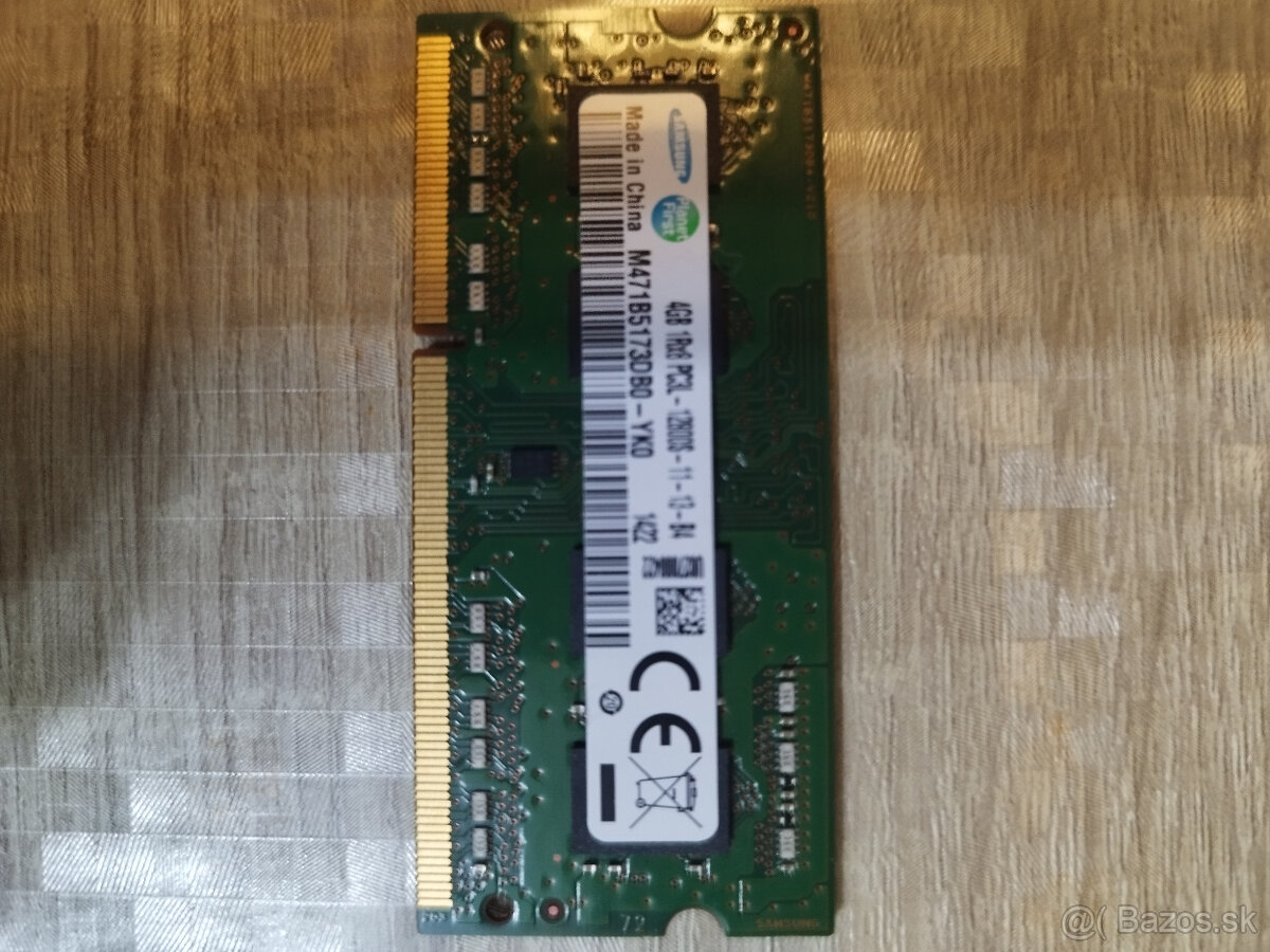 DDR3L Ram Samsung 4GB