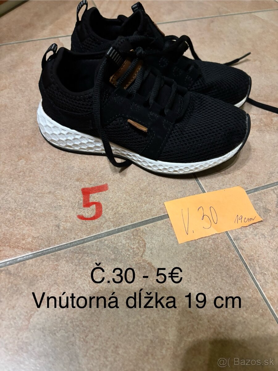 Chlapčenské tenisky