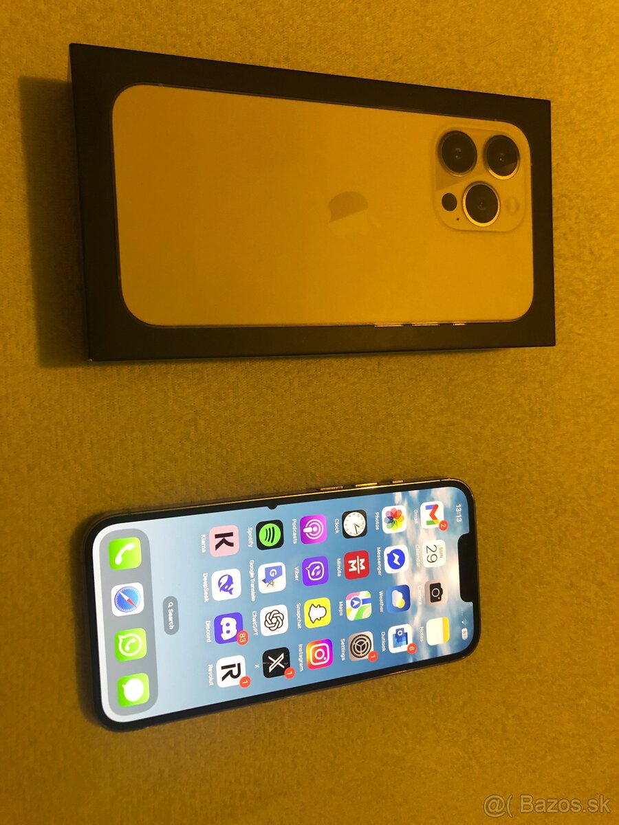 iPhone 13 pro gold 256gb