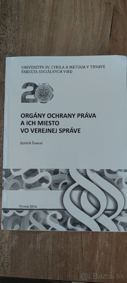 Orgány ochrany práva a ich miesto vo verejnej správe