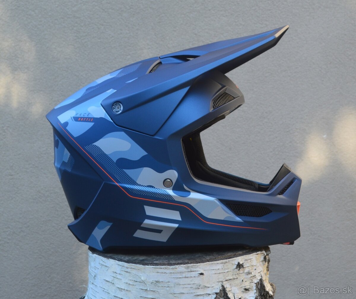 shot ENDURO MX MIPS helma modrá camo CE 2206