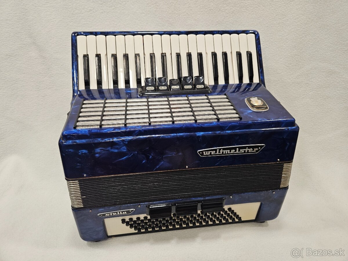 Akordeon weltmeister stella 80 basovy