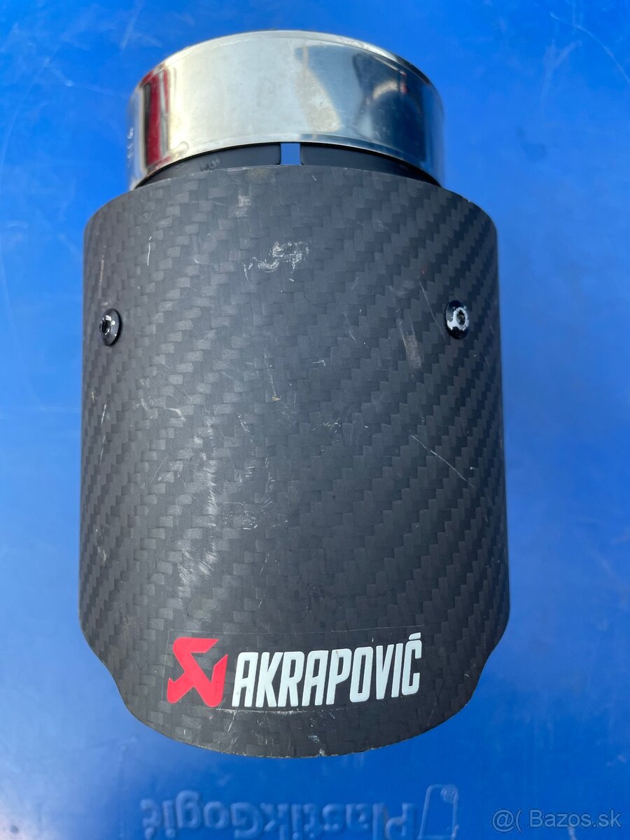 Predám koncovku na výfuk AKRAPOVIČ priemer 72mm