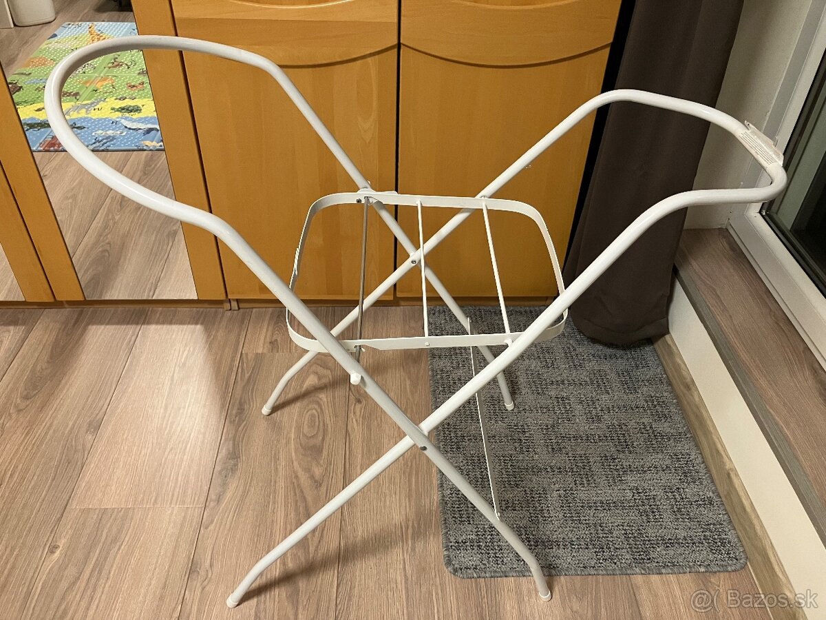 Stojan na vaničku, MALTEX 100cm biely