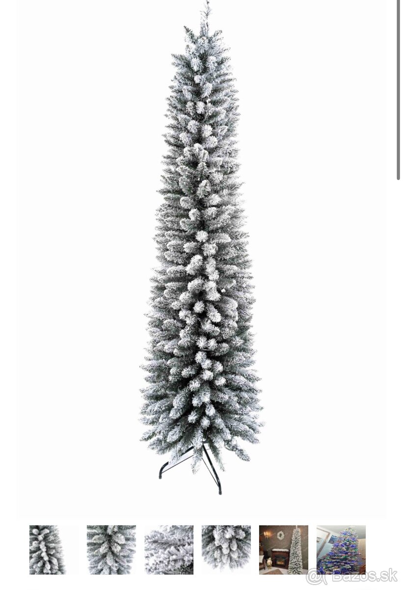 Úzky vianočný stromček
