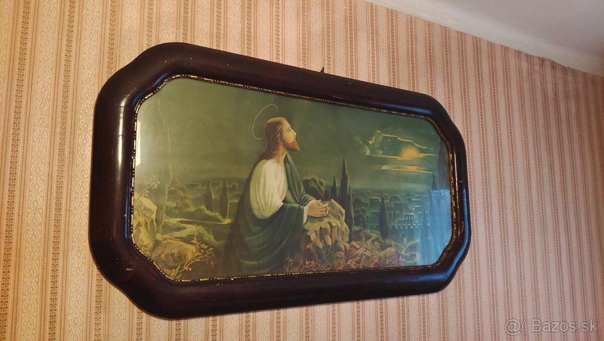 Darujem starý obraz ježiša