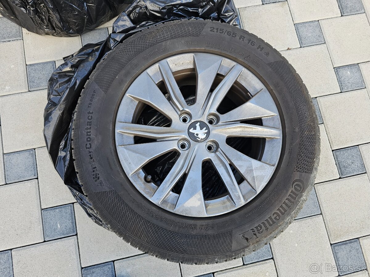 Predám 4 ks 16" Alu diskov Elborn a zimné pneumatiky