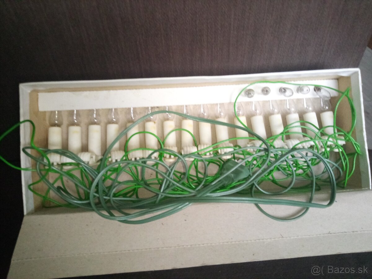 Retro vianocne osvetlenie zlatokov typ Christmas lights