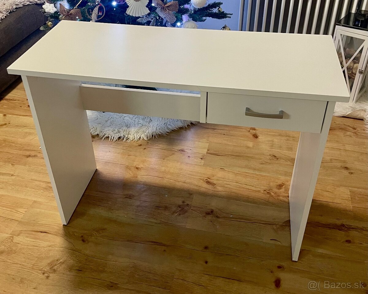 Písací stôl - biely
