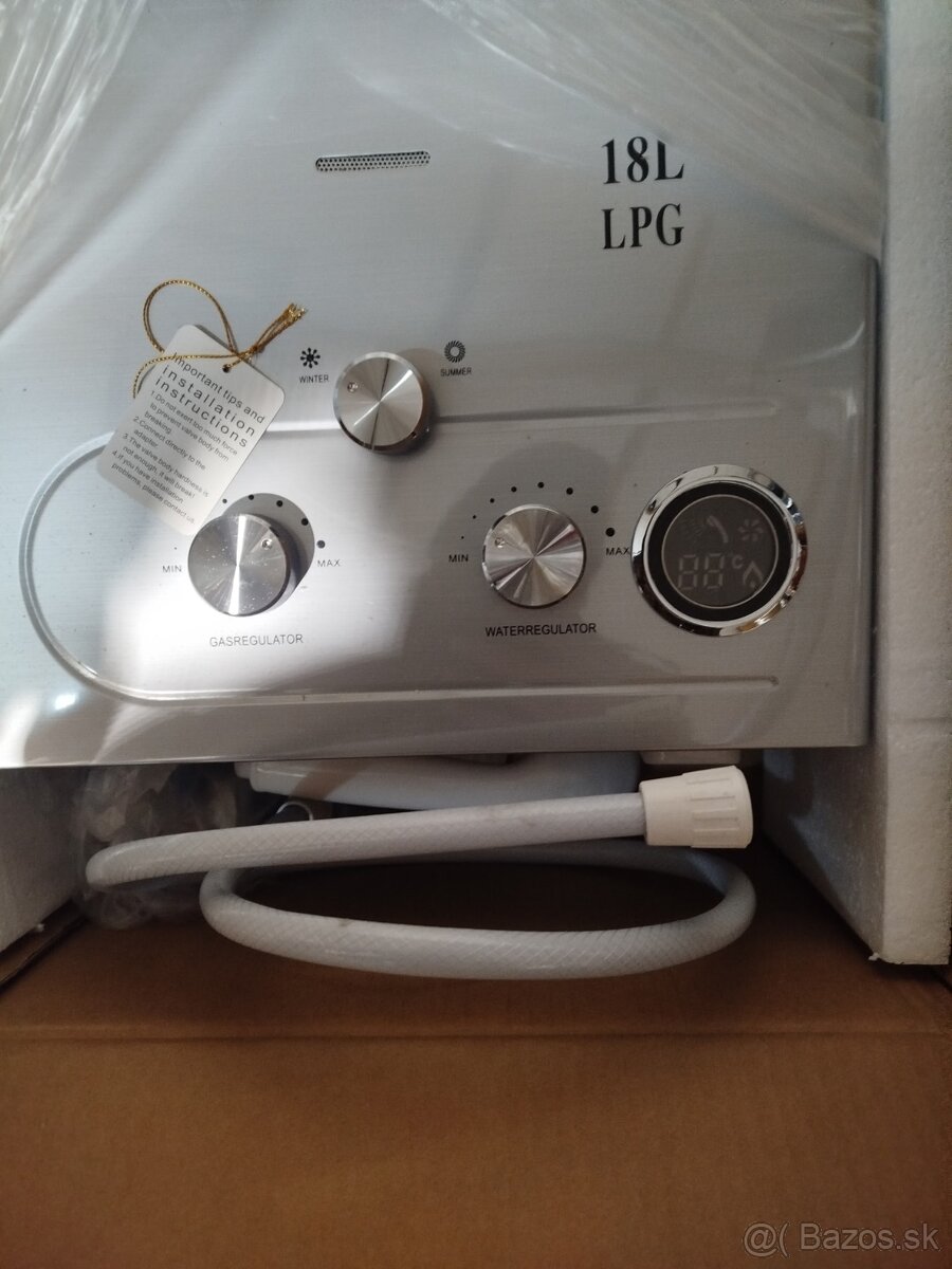 LPG-Propan-butanový prietokový ohrievač