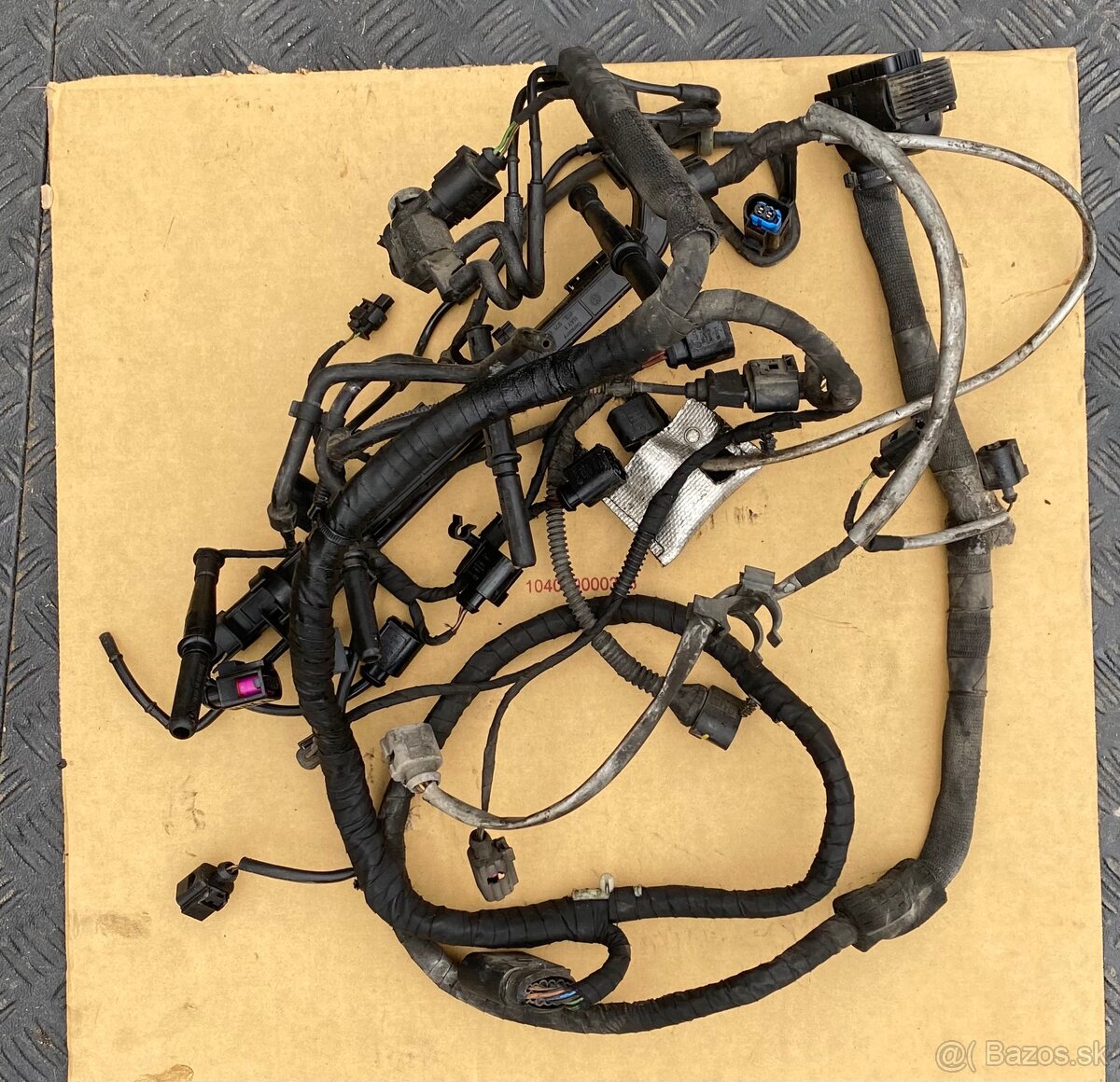 Kabeláž motora 2.0 TDI common rail 103kw