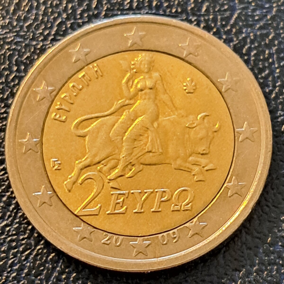 Mince 2 euro chyboražba