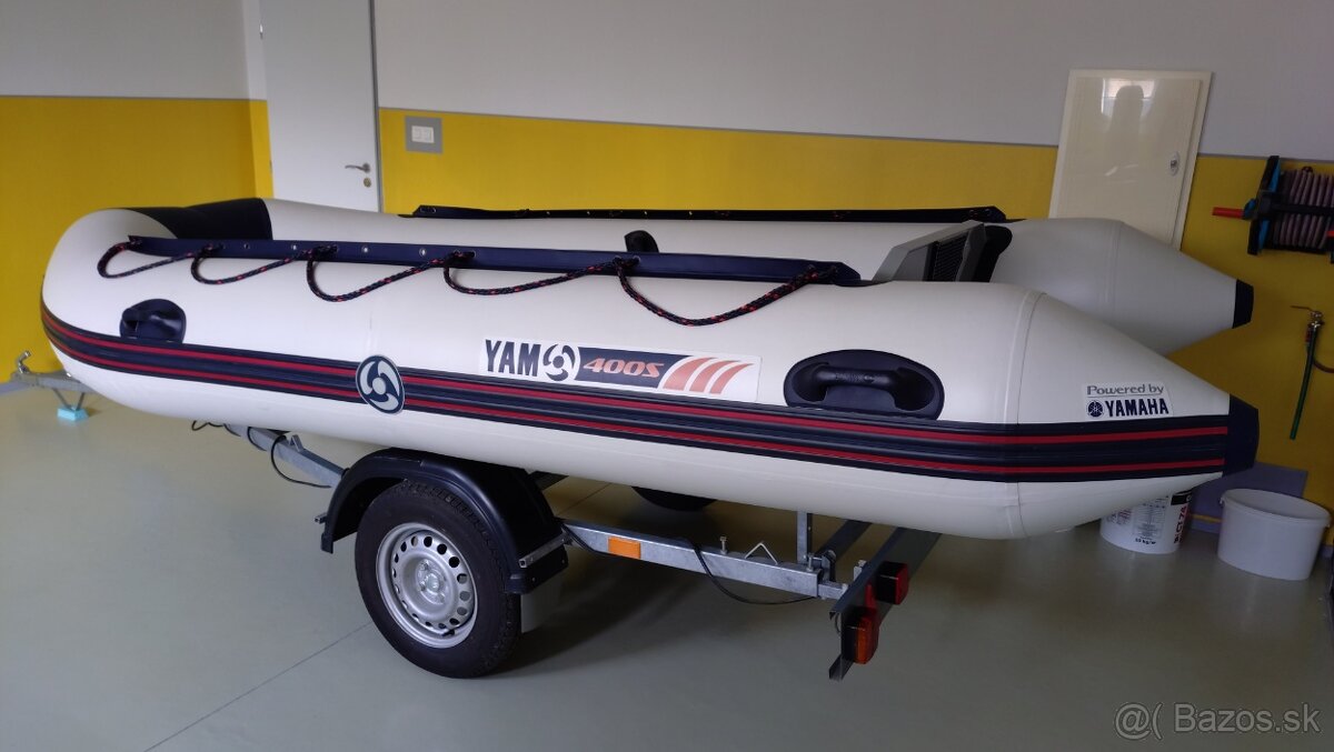 Yamaha 400S + F25AMHL+ vozik