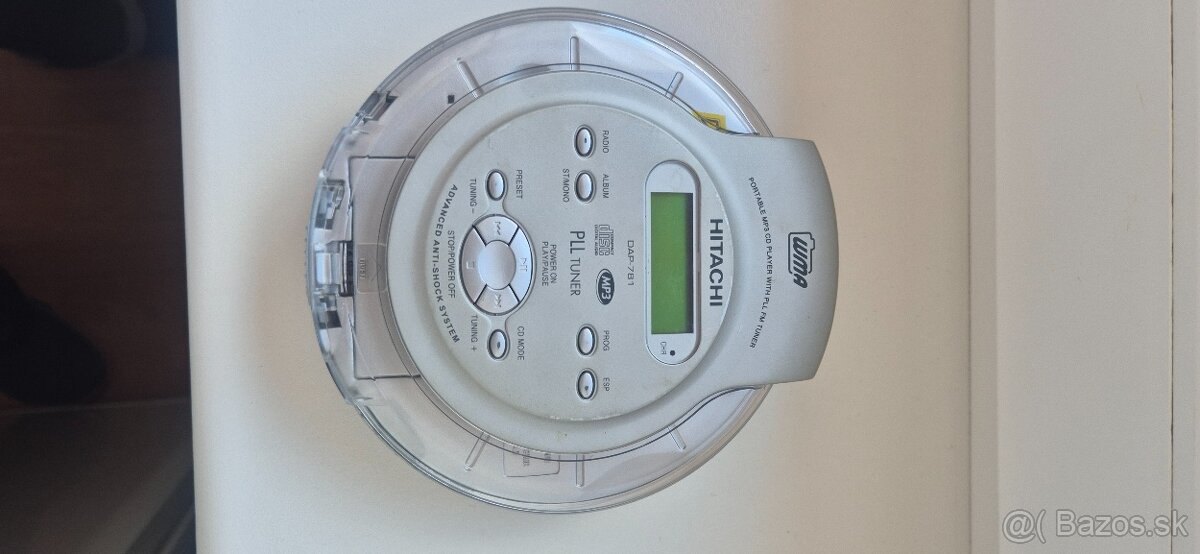 Cd discmen portable cd player