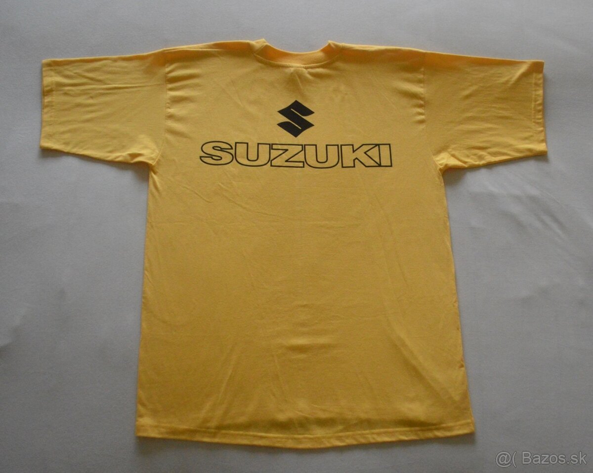 Predám kvalitné tričko Suzuki čierno zlte