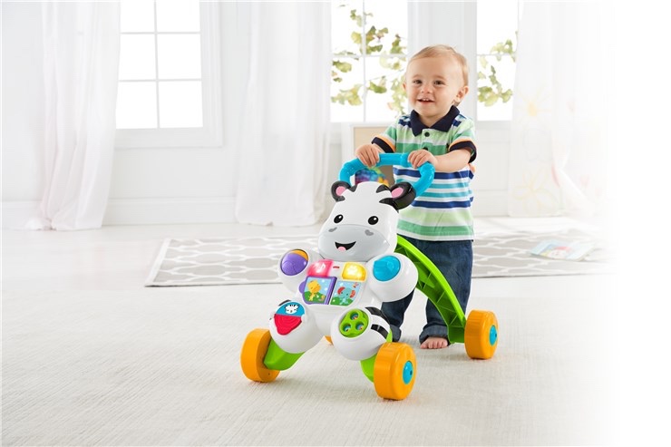 Interaktivne choditko Fisher Price - zebra