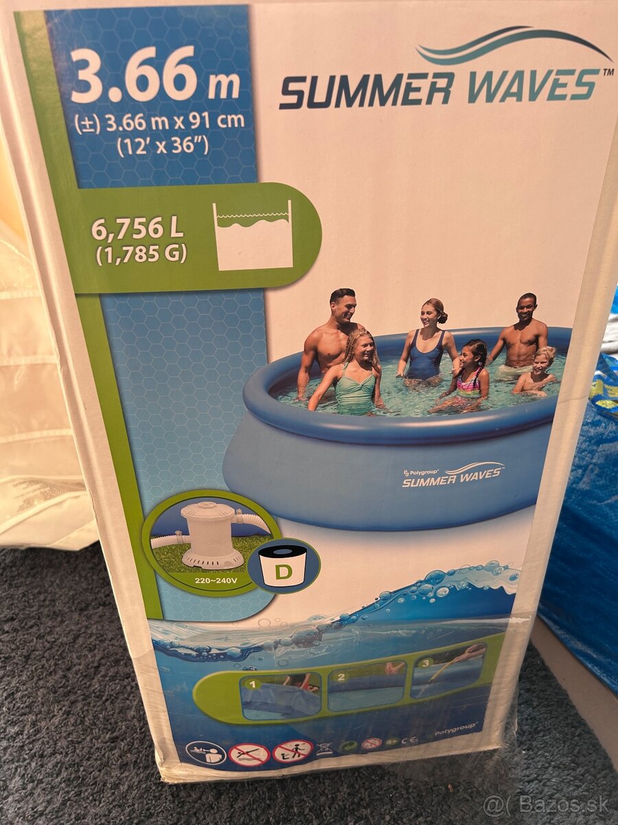 filtrační čerpadlo pro nadzemní bazén, konkrétně model RX600