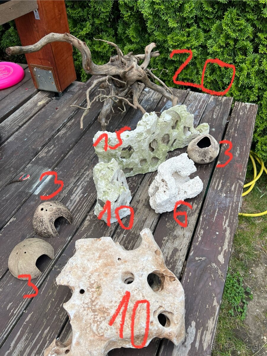 Akváriové dekorácie
