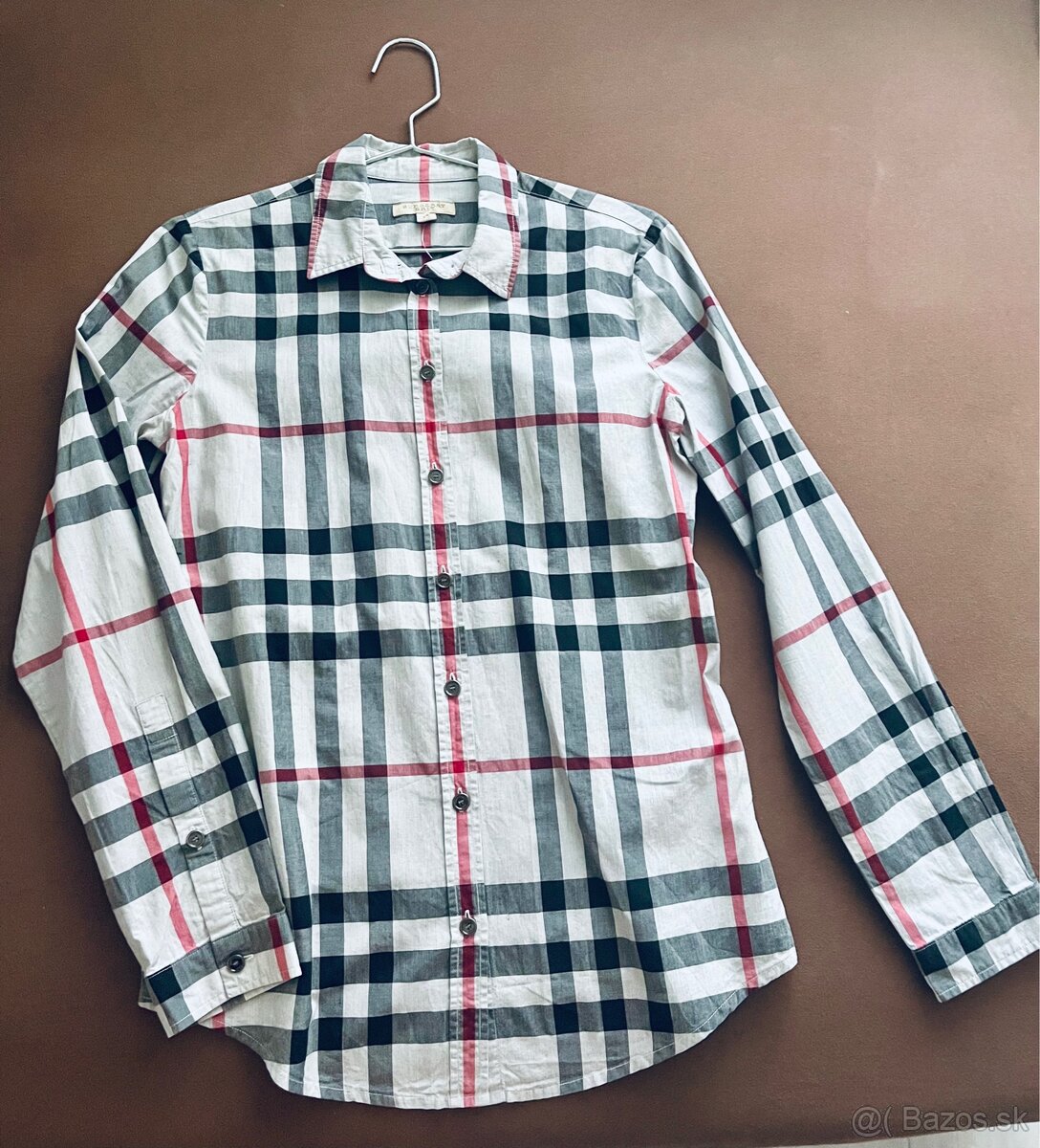 Burberry šedá košeľa XS