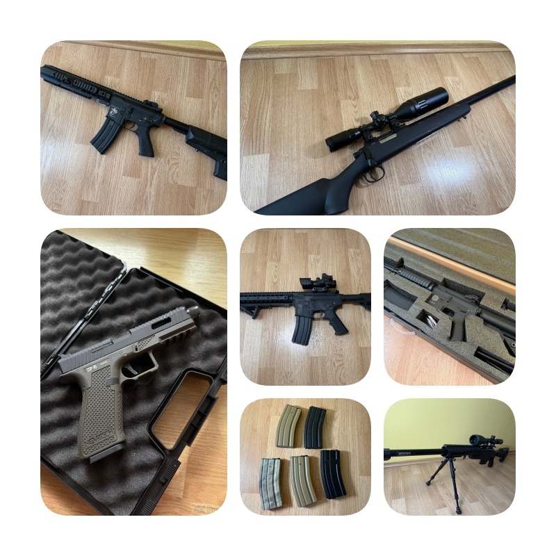 Airsoft set zbraní