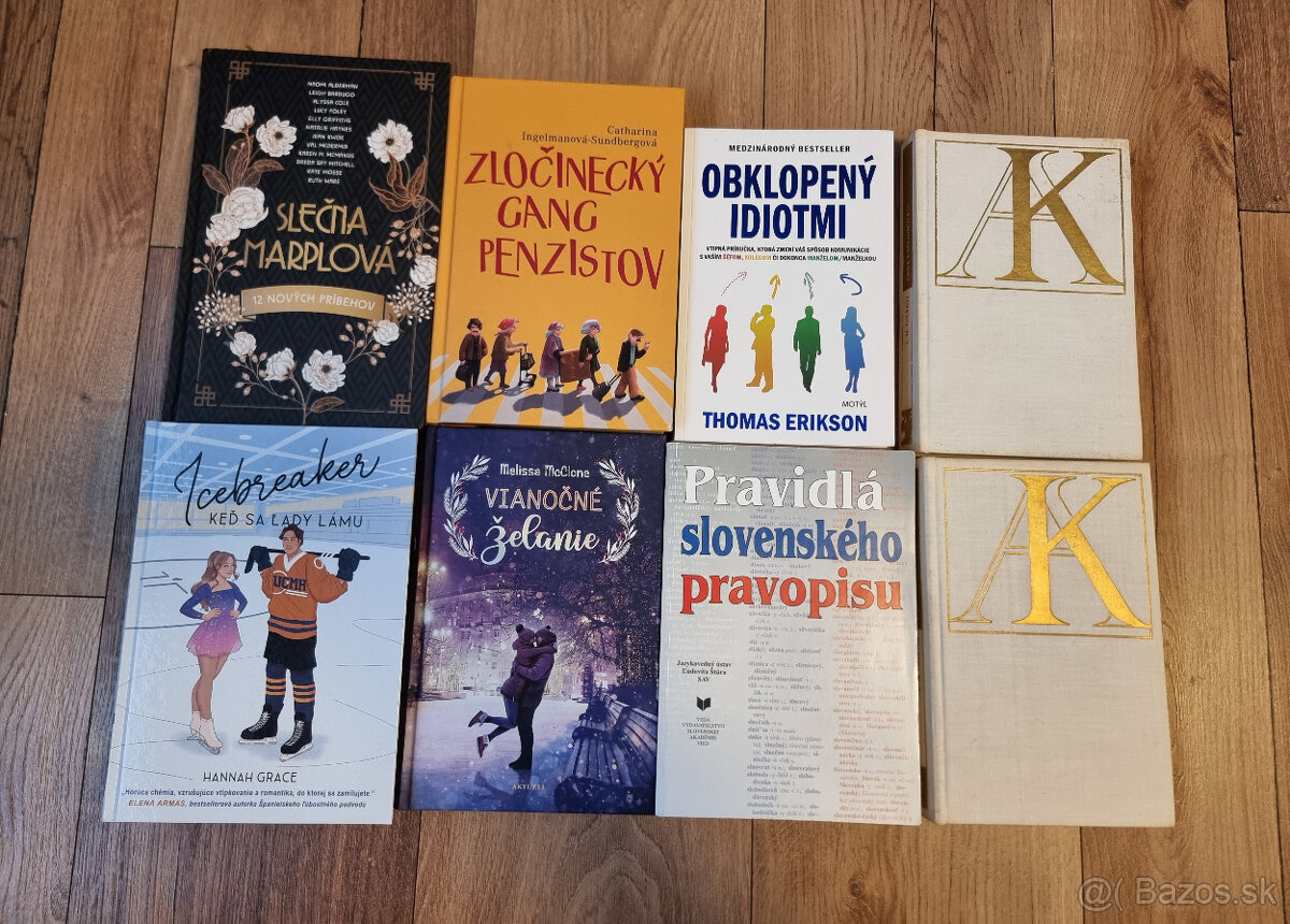 Rôzne knihy pre mládež a dospelých