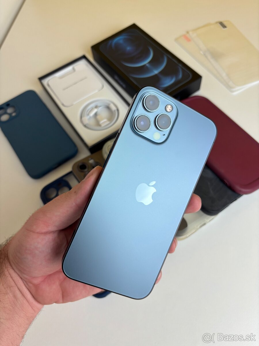 Predám vymením Iphone 12 Pro Max 256GB Blue