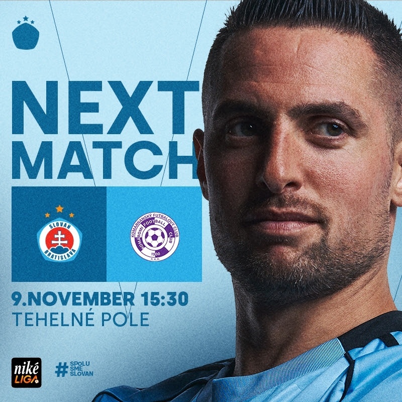 Slovan Bratislava -- Komárno 9.11. (dnes) NIKÉ LIGA