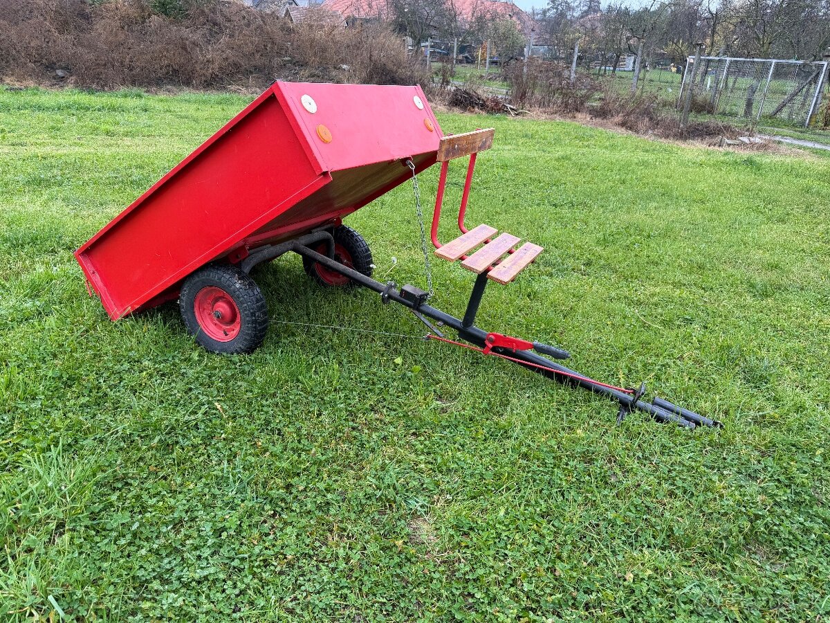 Vozík, vlečka za malotraktor, kosačku