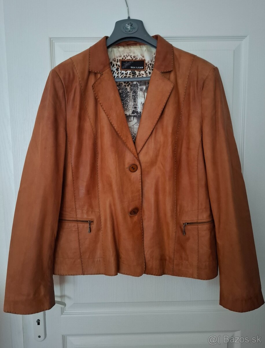 Kožená bunda dámska