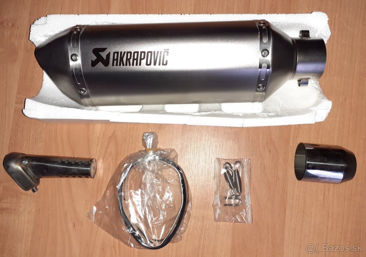 ✅ Nový Športový Ladený univerzálny moto výfuk + DB Killer ✅