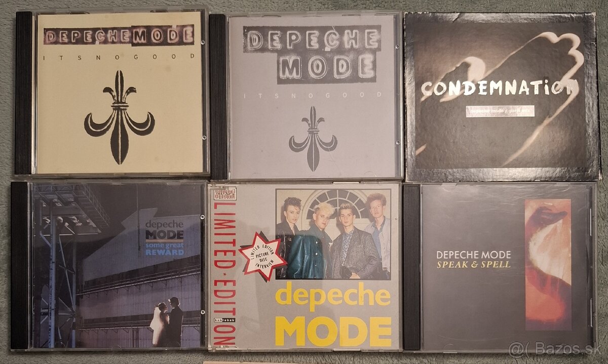Na predaj Depeche Mode cd's
