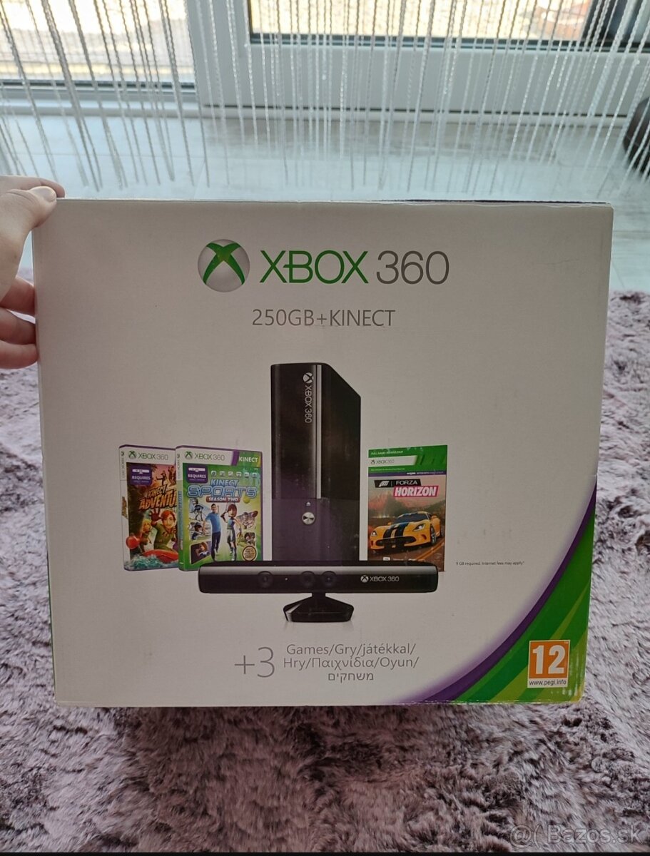 Xbox 360 s kinektom 250gb
