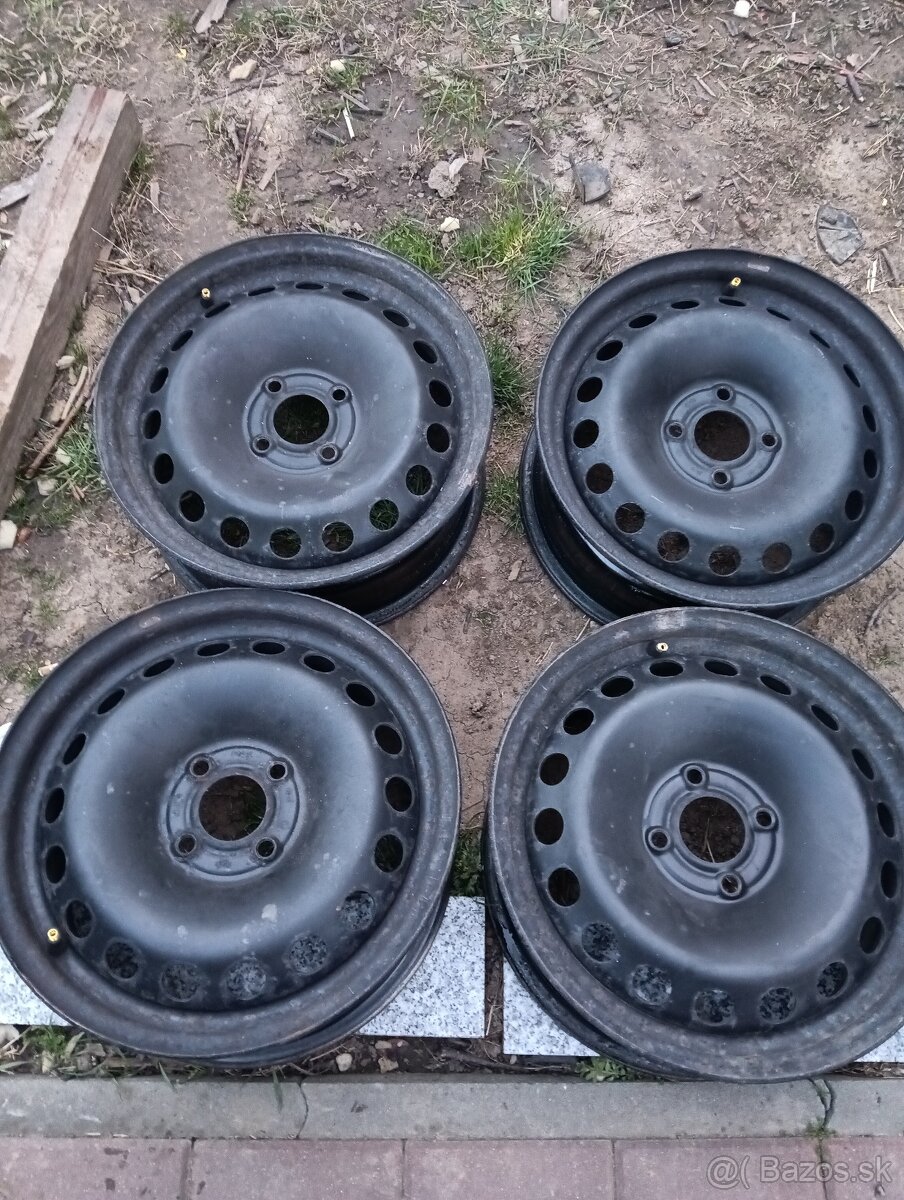 Plechové disky na Renault Daciu 4x100 R15 4 ks