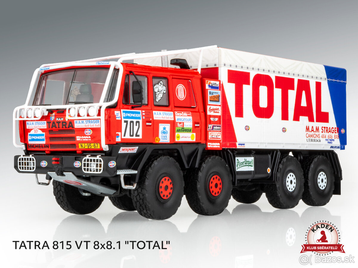 TATRA 815 VT 8x8.1 TOTAL, Dakar špeciál, 1:43, Kaden Klub