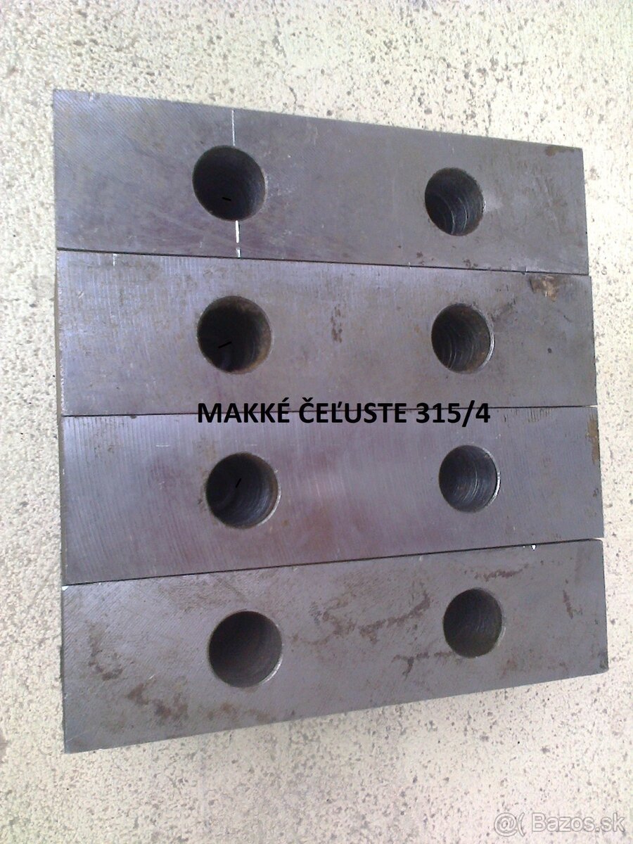 315/4 mäkké čeľuste#