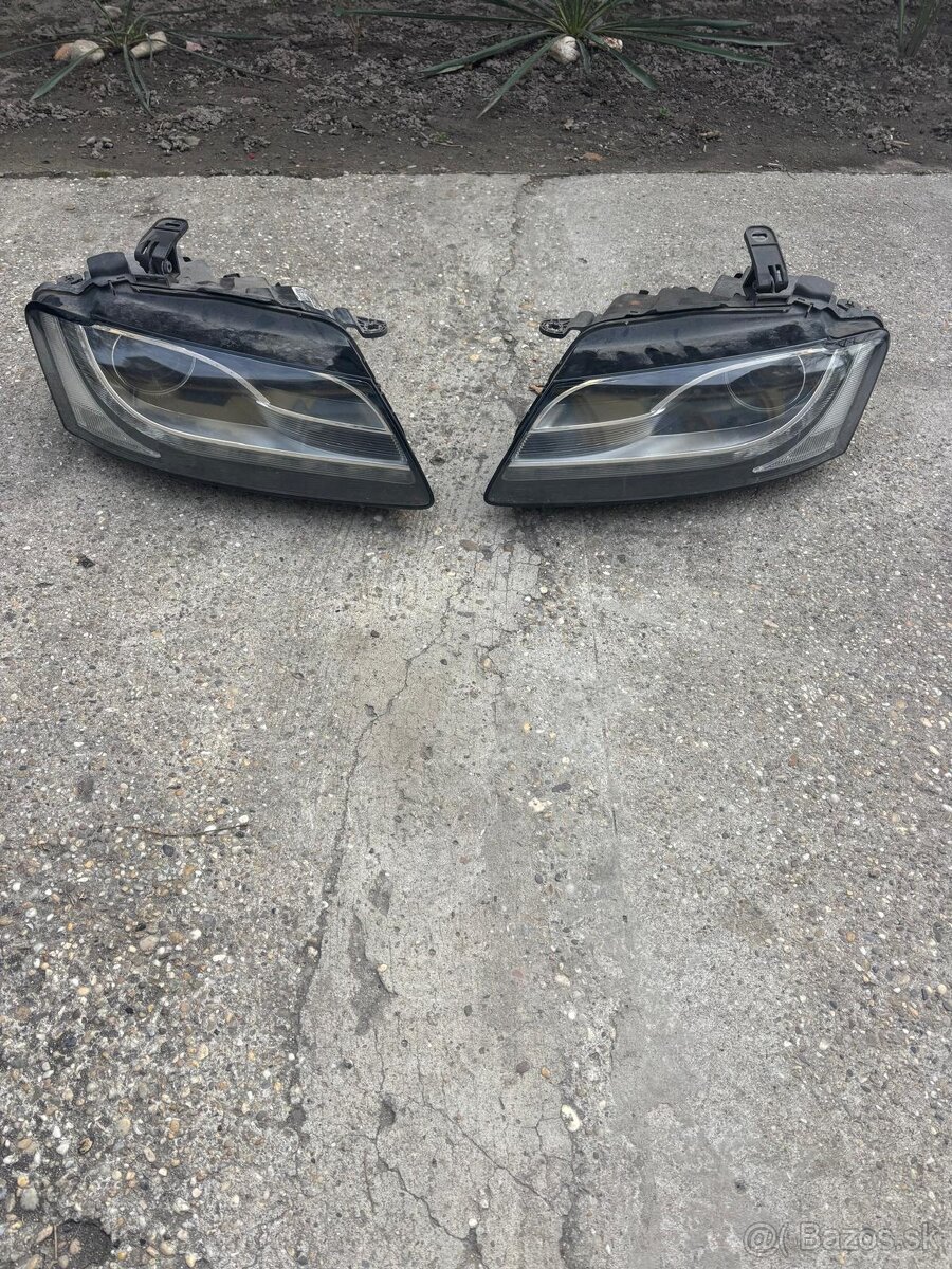Audi A5 2010 ľavé aj pravé predné svetlomety, xenony