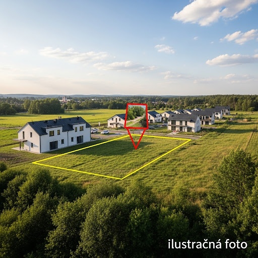 Ponúkam na predaj stavebný pozemok .